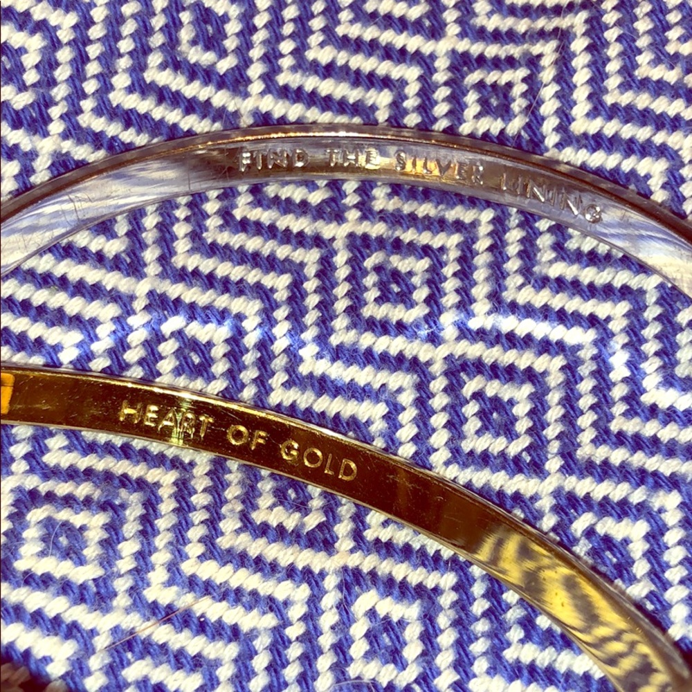 Kate Spade Bangle Set with Idioms